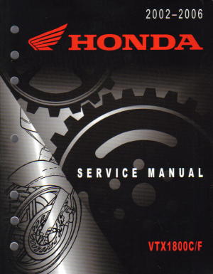 2008 Honda vtx1800f owners manual #6