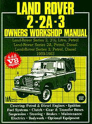 Land Rover 1959 - 1983 Series II, IIA & III Brooklands Books Owner's