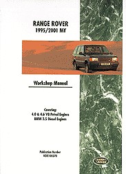 1995 - 2001 Range Rover Factory Repair & Operation Manual - All Models