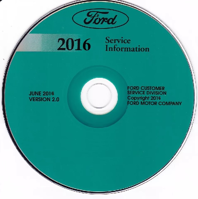 2016 Ford F-150 Factory Service Information CD