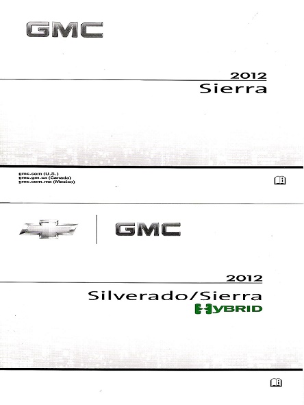 2012 GMC Sierra 1500 Hybrid Owner's Manual Portfolio