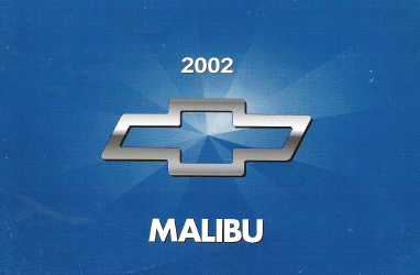 2002 Chevrolet Malibu Factory Owner's Manual