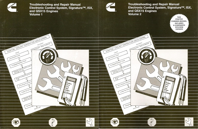 Cummins Signature, ISX and QSX15 Engines Electrical Troubleshooting & Repair Manual Kit