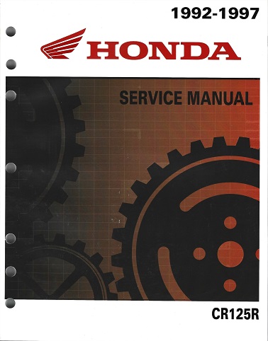 1992 - 1997 Honda CR125R Factory Service Manual - OEM