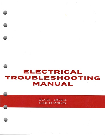 2018 - 2024 Honda GL1800 Factory Electrical Troubleshooting Manual