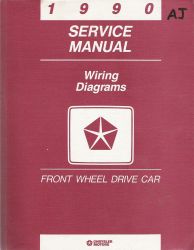 1990 Chrysler Front Wheel Drive Car - Factory Service Manual - Wiring Diagrams