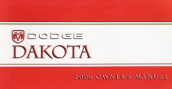 2006 Dodge Dakota Owner's Manual