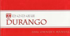 2006 Dodge Durango Owner's Manual