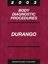 2003 Dodge Durango Body Diagnostic Procedures