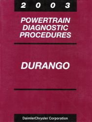 2003 Dodge Durango Powertrain Diagnostic Procedures Factory Manual