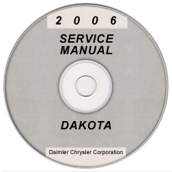 2006 Dodge Dakota Service Manual- CD Rom