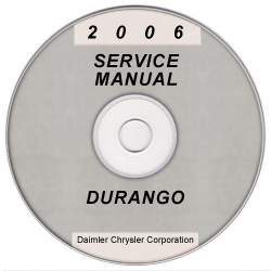 2006 Dodge Durango Service Manual- CD Rom