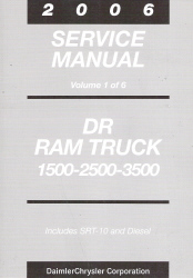 2006 Dodge Ram Truck Service Manual - 6 Volume Set