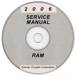 2006 Dodge Ram Truck Service Manual- CD Rom