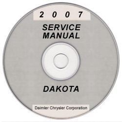 2007 Dodge Dakota (ND) Service Manual on CD *XML & SVG*