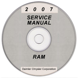 2007 Dodge Ram Truck (DR/DH/D1) Service Manual on CD *XML & SVG*