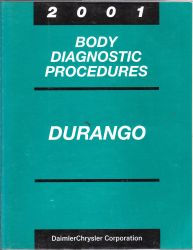 2001 Dodge Durango Factory Body Diagnostic Procedures Manual