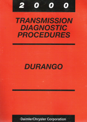 2000 Dodge Durango Transmission Diagnostic Procedures