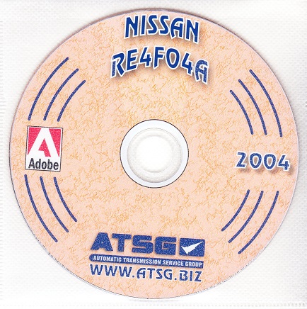 ATSG Nissan RE4F04A Transmission Teardown & Rebuild Manual on CD-ROM