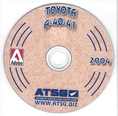 Toyota, Volvo  A40 Series Transmission (A41, A40D, A43D, etc) ATSG Rebuild Manual - CD-ROM