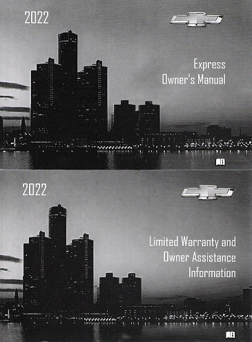 2022 Chevrolet Express Passenger & Cargo Van Owner's Manual Portfolio