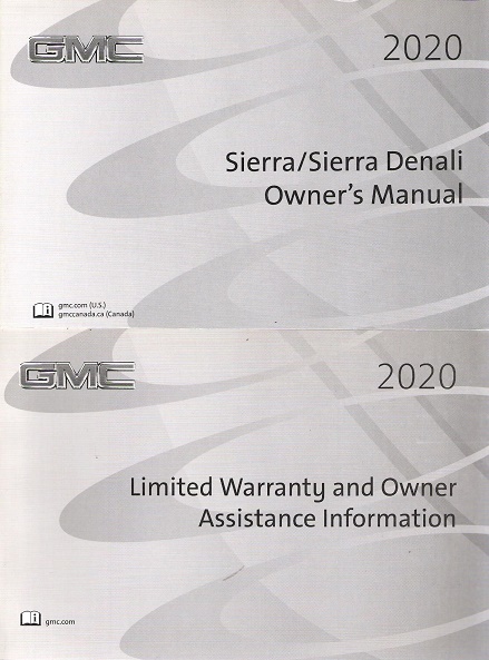 2020 GMC Sierra Owner's Manual Portfolio