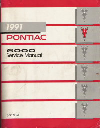 1991 Pontiac 6000 Service Manual