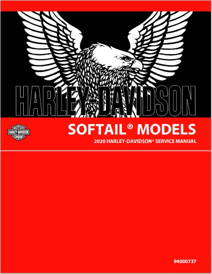 2020 Harley-Davidson Softail Models Service Manual - Paperback, 94000737