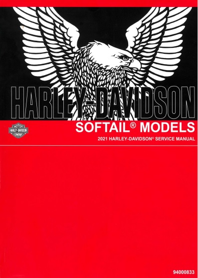 2021 Harley-Davidson Softail Models Service Manual - Paperback, 94000833