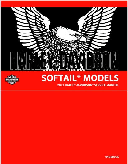 2022 Harley-Davidson Softail Models Service Manual - Paperback