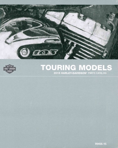 2015 Harley-Davidson Touring Models Parts Manual - Paperback