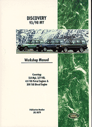 1995 - 1998 Land Rover Discovery Official Workshop Repair Service Manual