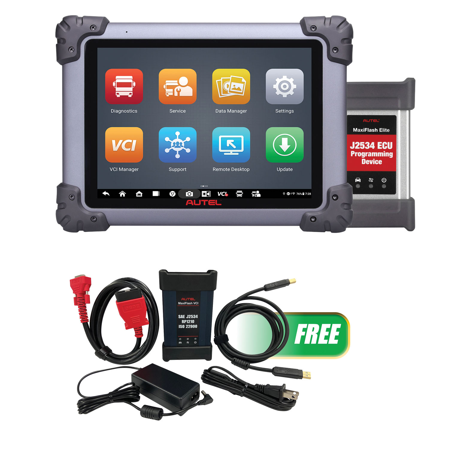 Autel MaxiSYS MS908CVII Commercial, Medium & Heavy Duty Diagnostic Tool 