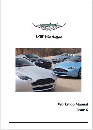 2005 - 2017 Aston Martin Vantage V8 Service Manual, Issue 6 - Paperback