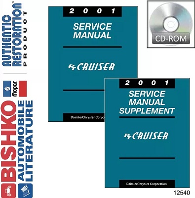 2001 Chrysler PT Cruiser Factory Service Manual with Supplement Reproduction - CD-ROM