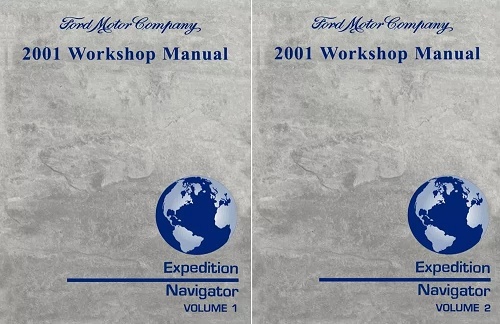 2001 Ford Expedition & Lincoln Navigator Factory Service Manual Reproduction