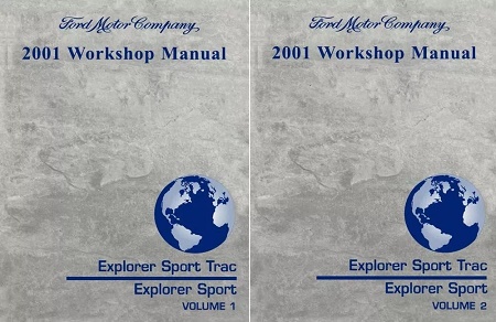 2001 Ford Explorer Sport & Sport Trac Factory Service Manual Reproduction