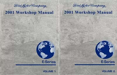 2001 Ford E Series Factory Service Manual 2 Volume Set Reproduction