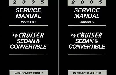 2005 Chrysler PT Cruiser Factory Service Manual Reproduction - 2 Volume Set