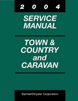 2004 Chrysler Town & Country, Dodge Caravan Factory Service Manual Reproduction