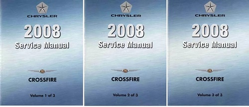 2008 Chrysler Crossfire Factory Service Manual Reproduction - 3 Volume Set