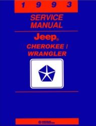 1993 Jeep Cherokee, Wrangler Factory Shop Manual on CD-ROM