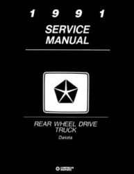 1991 Dodge Dakota Factory Shop Manual on CD-ROM