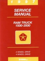 1997 Dodge Ram Truck Factory Service Manual on CD-ROM