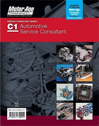 ASE C1 (Automobile Service) Automotive Service Consultant MotorAge Test Prep Manual - Softcover