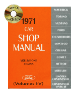 1971 Ford / Lincoln / Mercury Factory Shop Manual CD-ROM