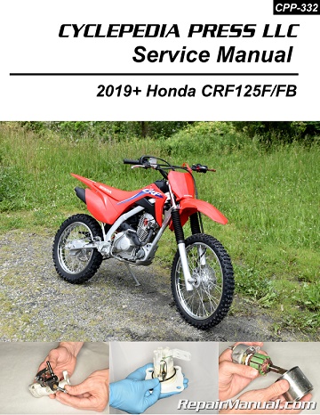 2019 - 2024 Honda CRF125F Cyclepedia Motorcycle Service Manual