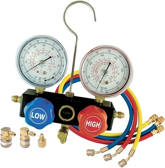 FJC R134a/R12/R22 Dual Manifold Gauge Set