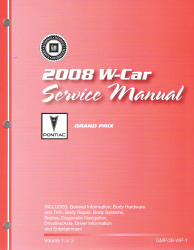 2008 Pontiac Grand Prix Factory Service Manual