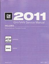 2011 Chevrolet Express & GMC Savana Factory Service Manual - 4 Volume Set